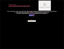 Tablet Screenshot of jacksoncharvelworld.net
